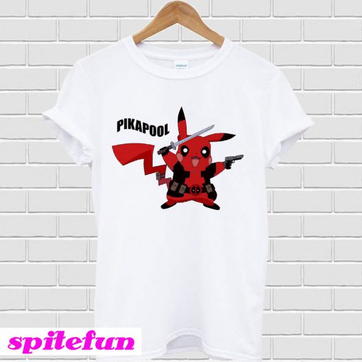 Pikapool Pikachu Deadpool T-shirt