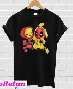 Pikapool Pikachu Deadpool T-shirt