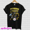Pittsburgh Steelers All Marvel Avengers T-shirt