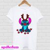 Reindeer Stitch Merry Christmas T-shirt