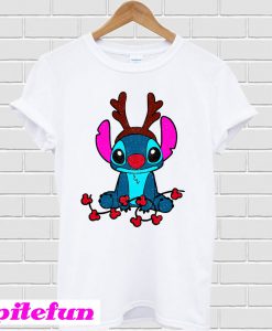 Reindeer Stitch Merry Christmas T-shirt