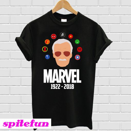 Rip Stan Lee 1922 – 2018 with all Marvel Hero T-shirt