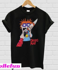 Rugrats scary Chucky Doll with knife child's play T-shirt