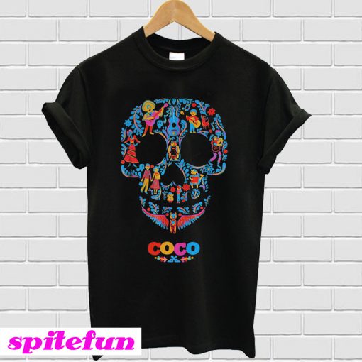 Coco Skull Pattern T-shirt