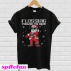 Santa Flossing through the snow T-shirt