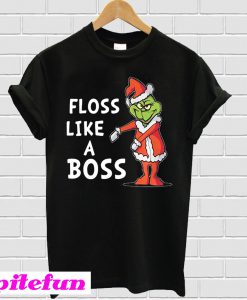Santa Grinch floss like a boss Christmas T-shirt