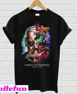 Stan Lee 1922 2018 Thank You For The Memories T-shirt