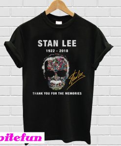 Stan Lee 1922 2018 thank you for the memories T-shirt