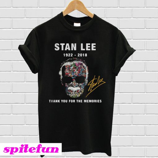 Stan Lee 1922 2018 thank you for the memories T-shirt