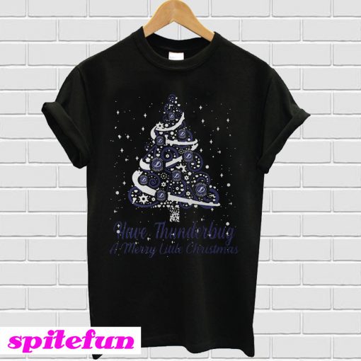 Tampa Bay Lightning Have Thunderbug a merry little Christmas Tree T-shirt