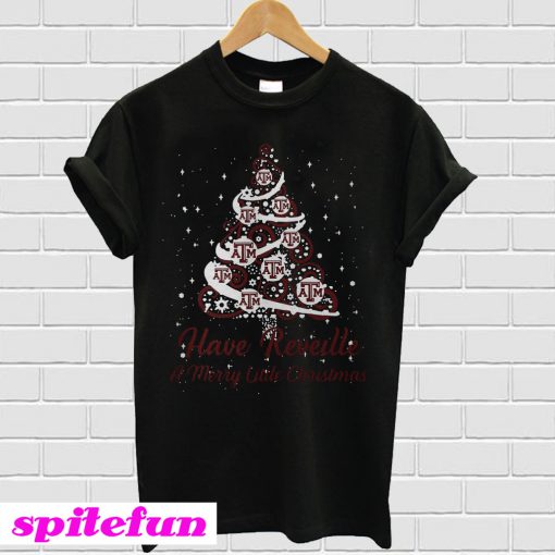 Texas A and M Aggies Have Reveille a merry little Christmas Tree T-shirt