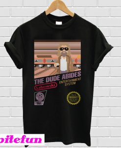 The dude abides Lebowski entertainment system T-shirt