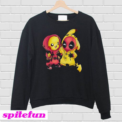 Pikapool Pikachu Deadpool Sweatshirt