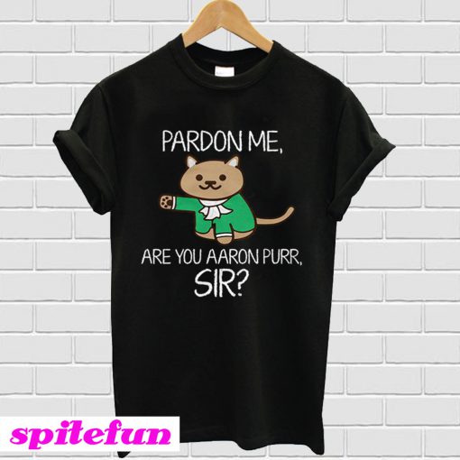 Aaron Burr Pardon Me T-shirt