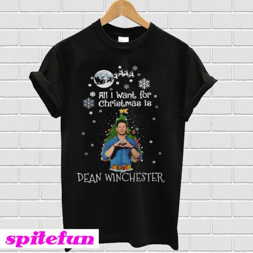 All I want for Christmas is Dean Winchester T-shirt