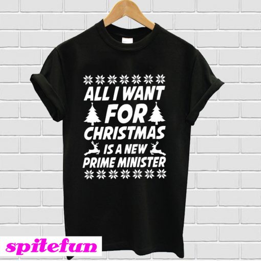 All I want for Christmas is a new prime minister T-shirt