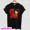 Baby Deadpool and Goku T-shirt