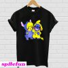 Baby Pikachu and baby Stitch T-shirt