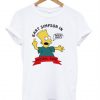 Bart Simpson In Fuck Off Dude’s Radical Dude T-Shirt