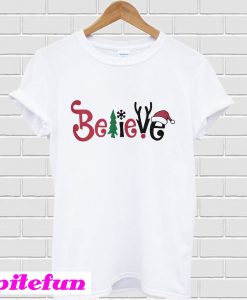 Believe Santa Christmas T-shirt