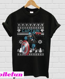 Captain Marvel ugly christmas T-shirt