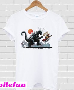 Catching Kaiju Godzilla T-shirt