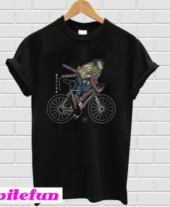 Cycling race samurai T-shirt