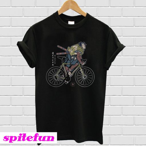 Cycling race samurai T-shirt