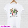 The Peanuts Gang Christmas time is here T-shirt