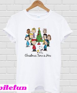 The Peanuts Gang Christmas time is here T-shirt