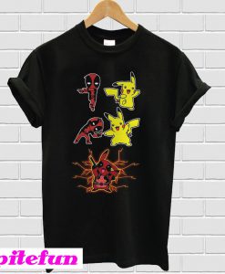 Deadpool and Pikachu fusion dance Pikapool T-shirt