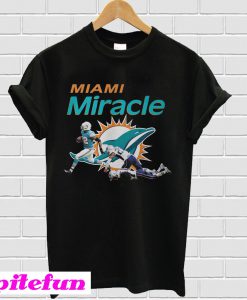 Dolphins Miami Miracle Kenyan Drake Beats The Patriots T-Shirt