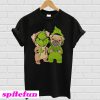 Grinch and pug dog T-shirt