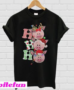 Ho Ho Ho Pig Christmas T-shirt