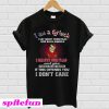 I am a Grinch I say merry Christmas god bless America I salute T-shirt