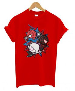 Kawaii Spider-Man, Spider-Gwen, & Miles Morales T-shirt