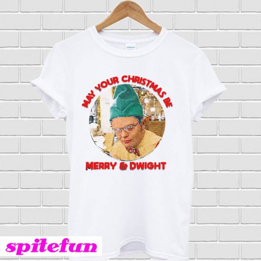 May your Christmas be merry and dwight T-shirt