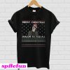 Merry Christmas Shalom to you all T-shirt