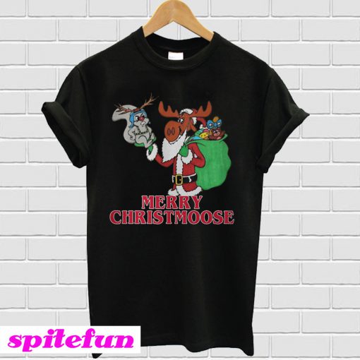 Merry Christmoose Bullwinkle T-shirt