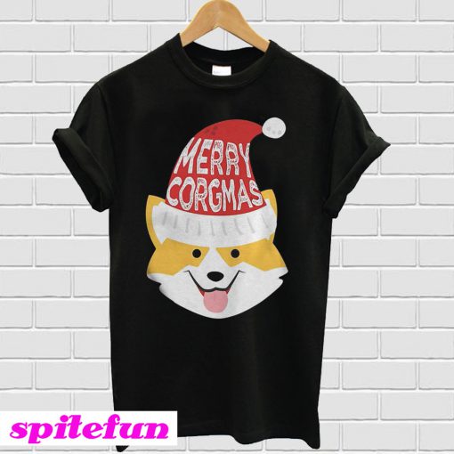 Merry Corgmas Christmas T-shirt