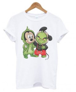 Mickey Mouse and Grinch are best friends T-shirt