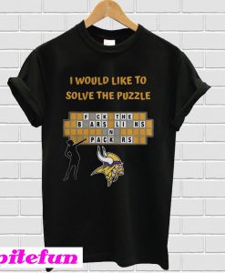 Minnesota Vikings I would like to solve the puzzle T-shirt