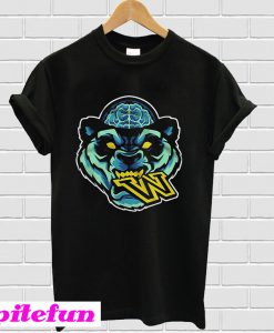 Panda head eat W T-shirt