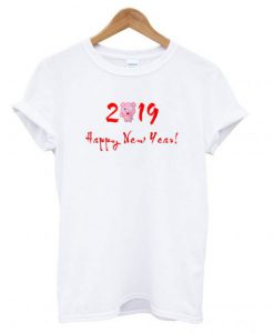 Pig Happy New Year 2019 T-shirt