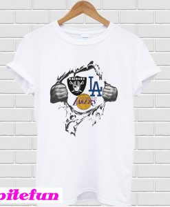 Raiders Los Angeles lakers T-shirt