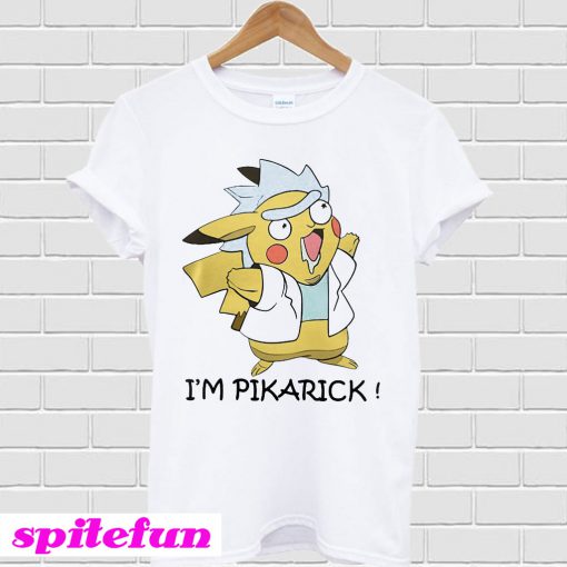 Rick and Pikachu I’m Pikarick T-shirt