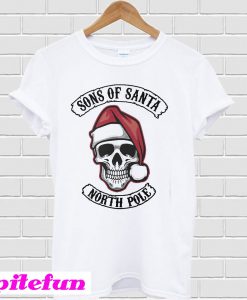 Santa skull sons of Santa north pole T-shirt