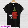 Snoopy House Lights Tree Christmas ugly T-shirt