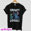 Stitch Grumpy but lovable Christmas T-shirt