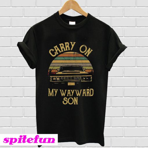 Supernatural carry on my Wayward son T-shirt